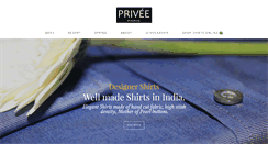Desktop Screenshot of priveeparis.com